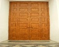 18021  Piazza S. Croce interno della Basilica di S. Croce  la porta da dove esce l' Immacolata.jpg (81772 bytes)